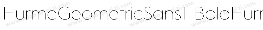 HurmeGeometricSans1 BoldHurmeGeomet字体转换